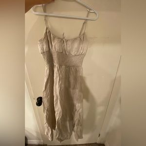 Wilfred Genoa Linen Dress - Natural Ecru